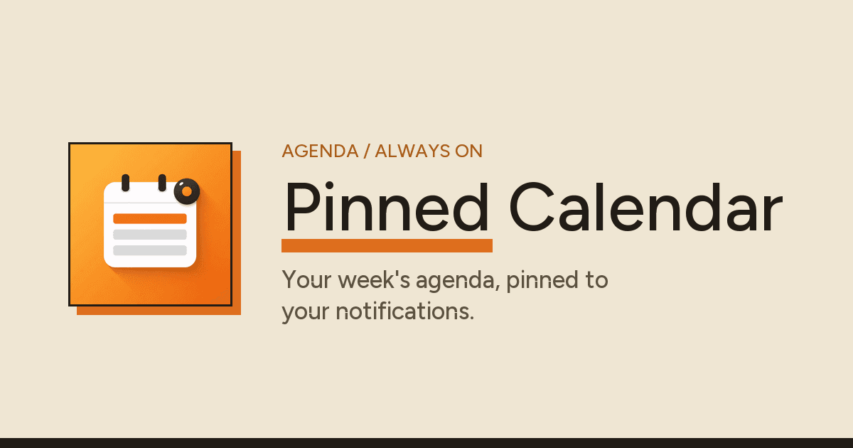Pinned Calendar Pinned Calendar project cover