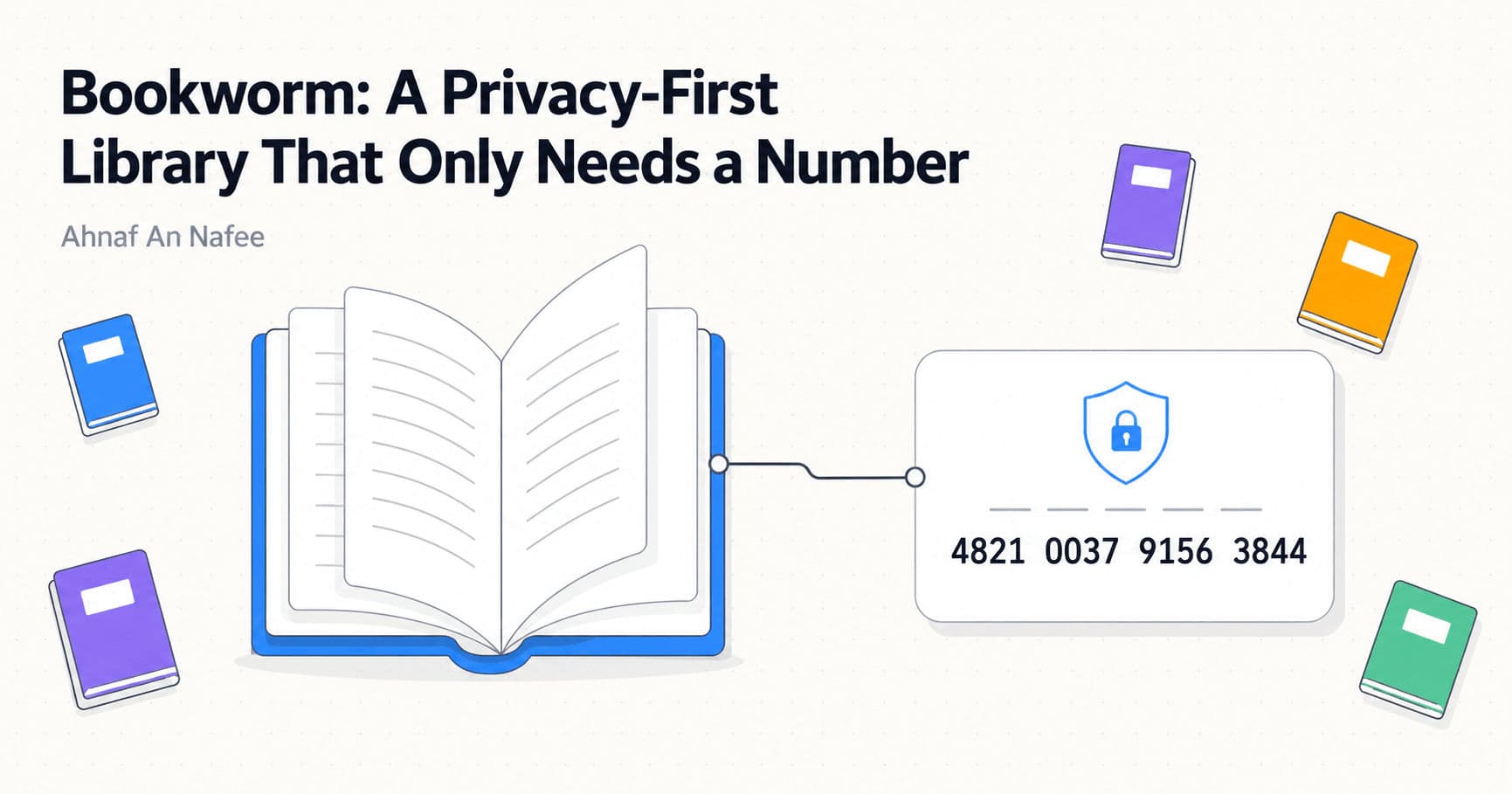 Bookworm: A Privacy-First Library That Only Needs a Number